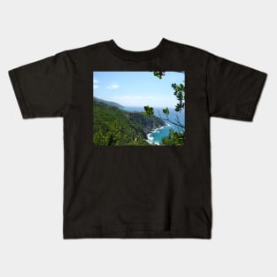 Enjoying the Italian Coastline Kids T-Shirt